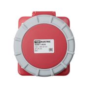 Розетка скрытой установки угловая IP67 16А 3Р+РЕ+N 380В TDM