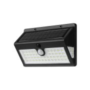 Светильник настенный «Феникс 2» на солн. батарее с датч. движ., 2 Вт, IP65, пластик, черн., TDM