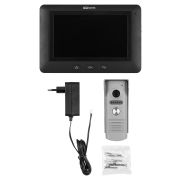 Видеодомофон ВД-1 (размер экрана монитора 7 дюймов, разрешение экрана 0,4 Мп, разрешение видеокамеры вызывной панели 700 ТВЛ, кнопка разблокирования замка), TDM