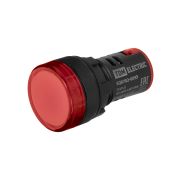 STATUS Лампа сигнальная AD-22DS, LED, d22 мм, 24-440 В AC/DC, IP65, красный TDM