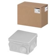 Распаячная коробка ОП для прямого монтажа 80х80х50 мм, крышка, IP54, 7 вх. TDM