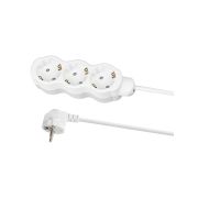 Удлинитель бытовой «Люкс» 3 гнезда, 5 м, с/з, с з/ш, ПВС 3х0,75 мм2, 10 А, 250 В, 2400 Вт TDM У1-32049