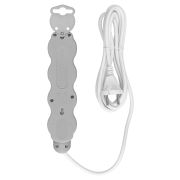 Удлинитель бытовой «Люкс» 4 гнезда, 5 м, б/з, с з/ш, ПВС 2х0,75 мм2, 6 А, 250 В, 1400 Вт TDM У-41013