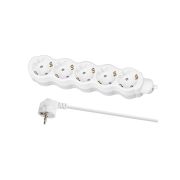 Удлинитель бытовой «Люкс» 5 гнезд, 3 м, с/з, с з/ш, ПВС 3х1,5 мм2, 16 А, 250 В, 3700 Вт TDM У1-63173
