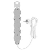 Удлинитель бытовой «Люкс» 5 гнезд, 5 м, с/з, с з/ш, ПВС 3х0,75 мм2, 10 А, 250 В, 2400 Вт TDM У1-52051