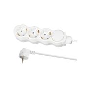 Удлинитель бытовой «Люкс» с выкл., 3 гнезда, 7 м, с/з, с з/ш, ПВС 3х1,5 мм2, 16 А, 250 В, 3700 Вт TDM У1-23221