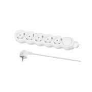 Удлинитель бытовой «Люкс» с выкл., 5 гнезд, 3 м, с/з, с з/ш, ПВС 3х1,5 мм2, 16 А, 250 В, 3700 Вт TDM У1-63223