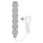 Удлинитель бытовой «Люкс» с выкл., 5 гнезд, 7 м, с/з, с з/ш, ПВС 3х1 мм2, 16 А, 250 В, 3500 Вт TDM У1-53060