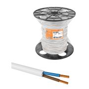 Провод ПВС 2х1,5 ГОСТ на катушке (180м), белый TDM