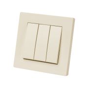 Выключатель 3-х кл. 10А сл. кость «Сенеж» TDM