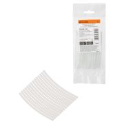 Набор трубок термоусаживаемых, не поддерживающих горение, клеевых, длиной 10 см ТТк(3:1) «Моноцвет, прозрачный 2,4/0,8 TDM»