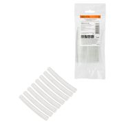 Набор трубок термоусаживаемых, не поддерживающих горение, клеевых, длиной 10 см ТТк(3:1) «Моноцвет, прозрачный 7,9/2,65 TDM»