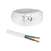 Провод ПРКС 2х0,75(N)-0,38 (10м), белый TDM