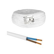 Провод ПРКС 2х2,5(N)-0,38 (50м), белый TDM
