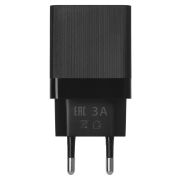 Сетевое зарядное устройство, СЗУ 8, Quick Charge 3.0, 3 А, 2 USB, черный, TDM