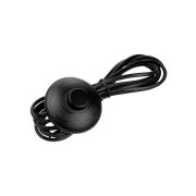 Шнур для БРА с ножным выключателем ШВВП-ВП 2х0,5 мм2 3,5 м 600 Вт черный TDM