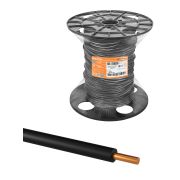 Провод ПуВнг(А)-LS 1х6,0 ГОСТ на катушке (300м), черный TDM