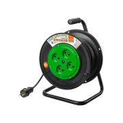Удлинитель на катушке силовой народный 4 гнезда ПВС 4000 Вт б/з, 30м УС1-43131