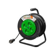 Удлинитель на катушке силовой народный 4 гнезда ПВС 4000 Вт б/з, 40м УС1-43131
