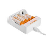 Зарядное устройство 2044 (200 mA 4 слота АА/ААА 4 кан. USB) TDM