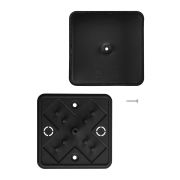 Коробка распаячная КР 75х75х28 ОП черная IP40 TDM