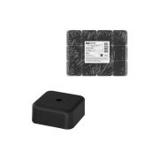 Коробка распаячная КР 50х50х20 ОП черная IP40 TDM