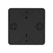 Коробка распаячная КР 100х100х29 ОП черная, IP40, инд. штрихкод TDM