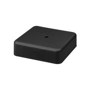 Коробка распаячная КР 75х75х20 ОП черная, IP40, инд. штрихкод TDM