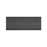 Кабель-канал 25х25 (4 шт по 1 м) чёрный (розн.упак.) TDM