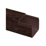 Кабель-канал 25х25 (4 шт по 1 м) «ЭКО» 3D венге (розн.упак.) TDM