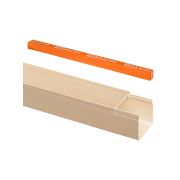 Кабель-канал 25х25 (4 шт по 1 м) «ЭКО» 3D сосна (розн.упак.) TDM