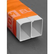 Кабель-канал 40х25 (2 шт по 2 м) белый (розн.упак.) TDM