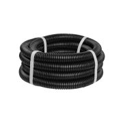 Труба гофрированная ПНД d 32 с зондом (10 м) легкая 350Н черная TDM