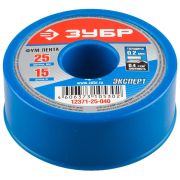 ЗУБР 0.2 мм х 25 мм х 15 м, 0.40 г/см3, ФУМ лента (12371-25-040)