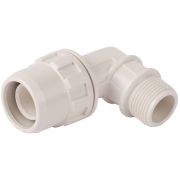 ЗУБР ШиреФит, штуцер с гайкой внешняя резьба 20 мм - 3/4″, угловая муфта (51465-20-3/4)