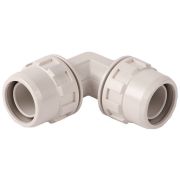 ЗУБР ШиреФит, штуцер с гайкой - штуцер с гайкой 90°, 32 мм, угловой соединитель (51492-32)