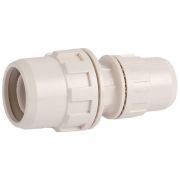 ЗУБР ШиреФит штуцер с гайкой - штуцер с гайкой, 20 мм - 16 мм, редукционный соединитель (51494-20-16)