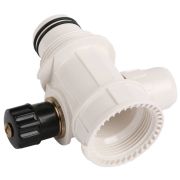 ЗУБР ШиреФит, внутренняя резьба - штуцер с гайкой - штуцер с гайкой, 32 - 20 - 32 мм, сборный коллектор с вентилем (51517-32-20-32)