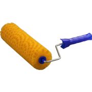 STAYER 80 х 240 мм, бюгель 6 мм, структурный поролон, для водоэмульсионных, акриловых красок и эмали, малярный валик, Professional (0367-24)