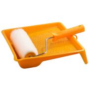 STAYER ВЕСТАН, 44 х 180 мм, бюгель 6 мм, ворс 15 мм, все виды ЛКМ, малярный валик в наборе с ванночкой (0540-18)