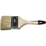 STAYER UNIVERSAL - EURO, 100 мм, 4″, светлая натуральная щетина, деревянная ручка, все виды ЛКМ, плоская кисть (0102-100)