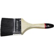 STAYER UNIVERSAL-EURO, 100 мм, 4″, чёрная натуральная щетина, деревянная ручка, все виды ЛКМ, плоская кисть (01022-100)