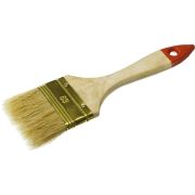 ЗУБР УНИВЕРСАЛ, 63 мм, 2.5″, светлая натуральная щетина деревянная ручка, плоская кисть (01099-063)