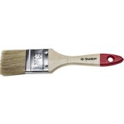 ЗУБР УНИВЕРСАЛ, 50 мм, 2″, светлая натуральная щетина, деревянная ручка, все виды ЛКМ, плоская кисть (4-01001-050)