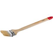 ЗУБР УНИВЕРСАЛ, 63 мм, 2.5″, светлая натуральная щетина, деревянная ручка, все виды ЛКМ, радиаторная кисть (01041-063)