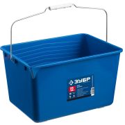 ЗУБР 12 л, высокопрочное, малярное пластиковое ведро, Профессионал (0609-12)