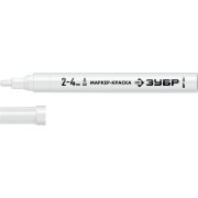 ЗУБР МК-400 белый, 2-4 мм маркер-краска (06325-8)
