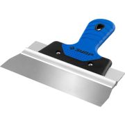 ЗУБР 200 мм, усиленная алюминиевая направляющая, двухкомпонентная ручка, нержавеющий, фасадный шпатель, Профессионал (10049-20)