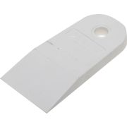 ЗУБР 40 мм, белый эластичный, шпатель для затирки швов (1016-40)