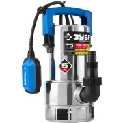 ЗУБР 1100 Вт, дренажный насос для грязной воды, корпус - нерж. сталь, Профессионал (НПГ-Т3-1100-С)